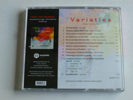 Hans van Haeften - Variaties