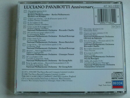 Pavarotti - Anniversary