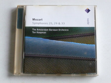 Mozart - Symphonies 25,29,33 / Ton Koopman (warner)