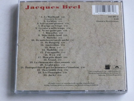 Jacques Brel - De 24 grootste successen&nbsp;