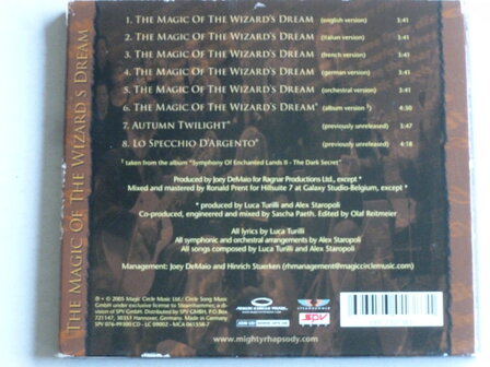 Rhapsody - The Magic of the Wizard&#039;s Dream (CD Single)