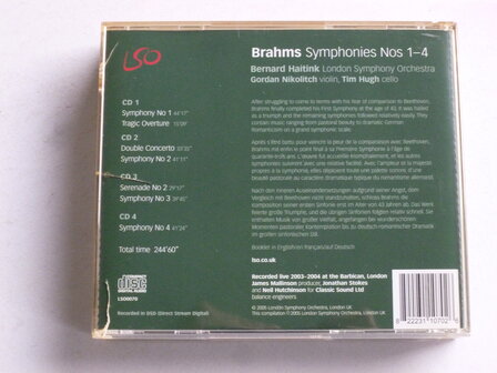 Brahms - Symphonies 1 - 4 / LSO olv Bernard Haitink ( 4 CD)