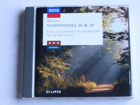 Mozart - Symphonies 38 &amp; 39 / Dir Georg Solti