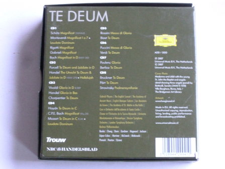 Te Deum - Purcell, Handel, Charpentier, Haydn, Mozart, Bizet, Verdi, Berlioz, Bruckner, P&auml;rt (8 CD)