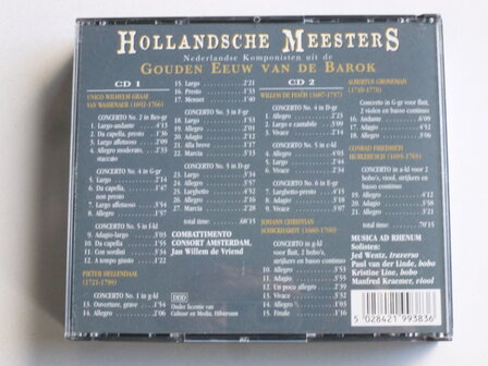 Hollandsche Meesters - Nederlandse Komponisten uit de Gouden Eeuw (2 CD)