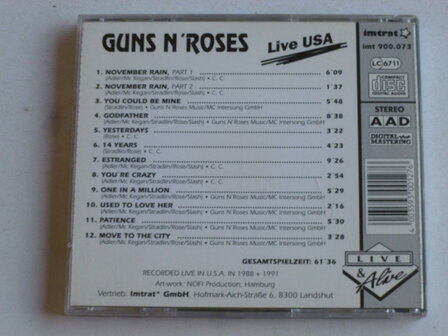 Guns &#039; n Roses - Live USA 