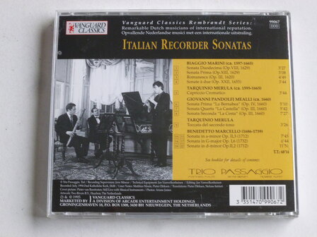 Trio Passaggio - Italian Recorder Sonatas