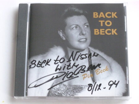 Pia Beck - Back to Beck (gesigneerd)