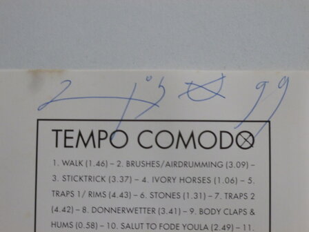 H.J. Bennink - Tempo Comodo (gesigneerd)