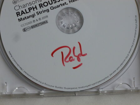 Ralph Rousseau - Chansons d&#039; Amour (gesigneerd)