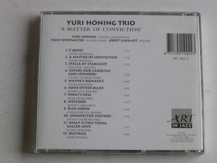 Yuri Honing Trio - A Matter of Conviction