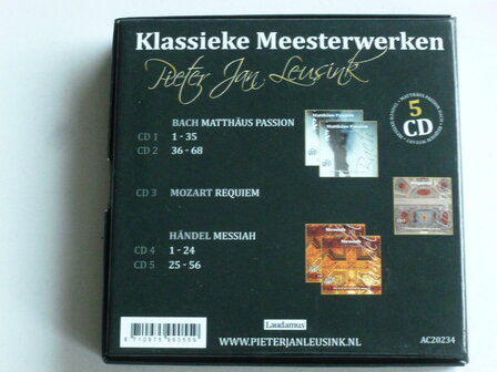 Klassieke Meesterwerken Bach, Mozart, H&auml;ndel - Pieter Jan Leusink (5 CD)