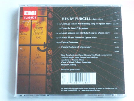 Purcell - Music for Queen Mary / King&#039;s College Stephen Cleobury