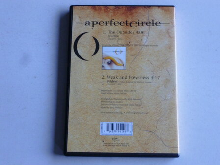 A Perfect Circle - The Outsider (DVD Single)