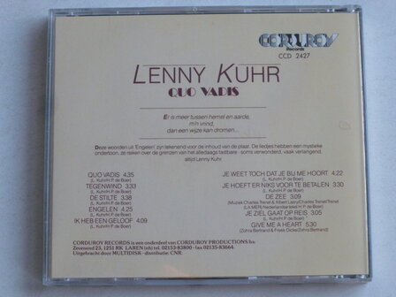 Lenny Kuhr - Quo Vadis (gesigneerd)