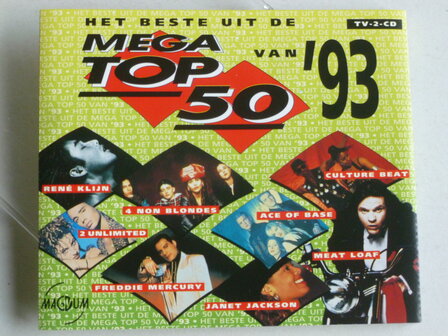 Het Beste uit de Mega Top 50 van &#039;93 (2 CD)