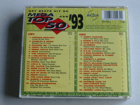 Het Beste uit de Mega Top 50 van &#039;93 (2 CD)