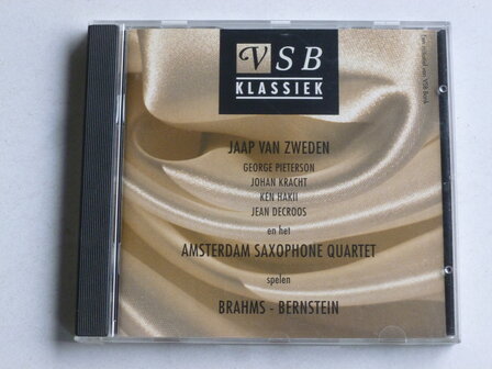 Jaap van Zweden &amp; the Amsterdam Saxophone Quartet spelen Brahms / Bernstein