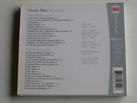 Gisela May - Brecht Songs / Hanns Eisler, Paul Dessau 