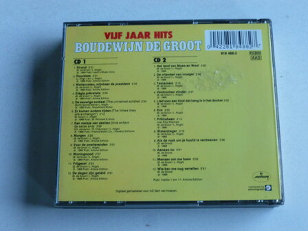 Boudewijn de Groot - Vijf Jaar Hits (2 CD)