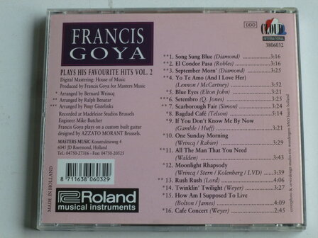 Francis Goya - Plays his Favourite Hits / Vol 2