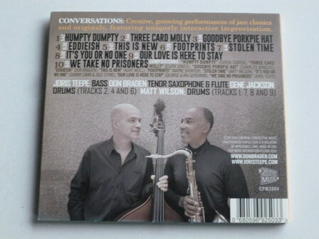 Joris Teepe &amp; Don Braden - Conversations (gesigneerd 2x)