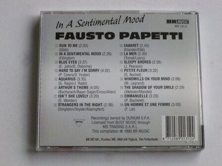 Fausto Papetti - In a Sentimental Mood