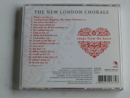 The New London Chorale - Songs from the Heart / Tom Parker