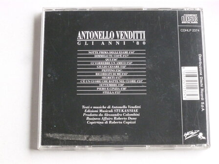 Antonello Venditti - Gli Anni &#039;80