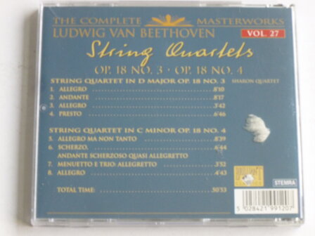 Beethoven - String Quartets 18 / Sharon Quartet