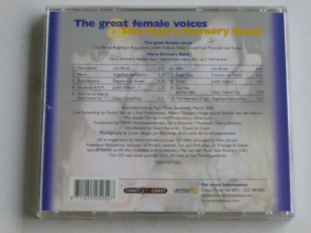 The Great Female Voices &amp; The Harry Emmery Band - Live