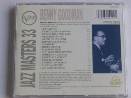 Benny Goodman - Jazz Masters 33