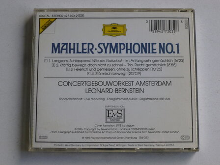 Mahler - Symphonie no.1 / Leonard Bernstein (DG)