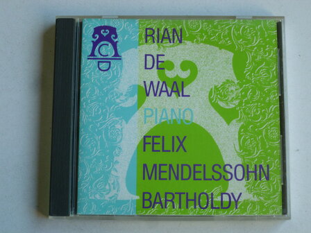 Rian de Waal / Piano - Mendelssohn