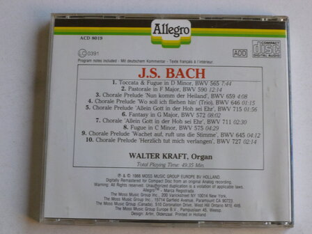 J.S. Bach - Walter Kraft / Organ