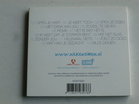 Nick &amp; Simon - Open (digipack)