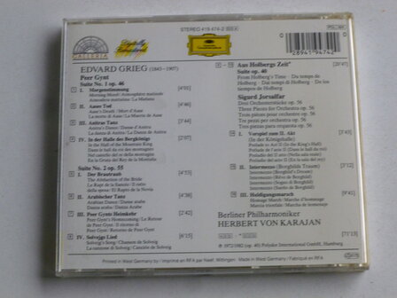 Grieg - Peer Gynt Suiten no. 1 &amp; 2 / Berl. Philh. Herbert von Karajan