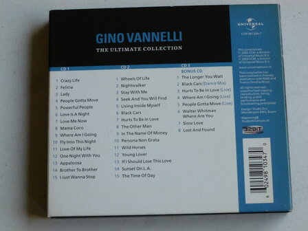 Gino Vannelli - The Ultimate Collection (3 CD)