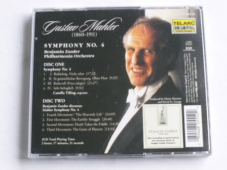 Mahler - Symphony no. 4 / Benjamin Zander, Camilla Tilling (2 CD)