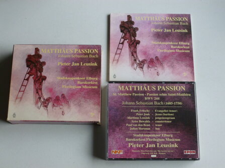 Bach - Matth&auml;us Passion / Florilegium Musicum, Pieter Jan Leusink (3 CD)