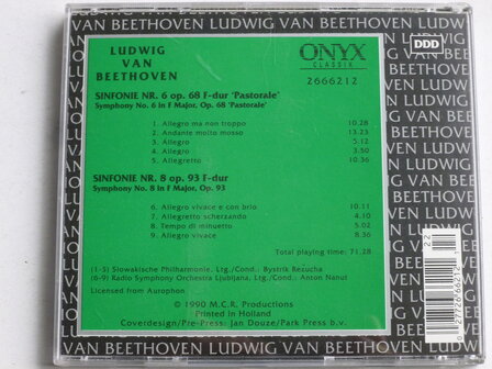 Beethoven - Symphony 6, 8 /  Bystrik Rezucha