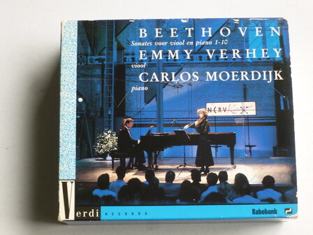 Beethoven - Sonates voor viool en piano 1-10 / Emmy Verhey, Carlos Moerdijk (4 CD)