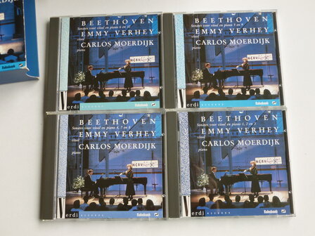 Beethoven - Sonates voor viool en piano 1-10 / Emmy Verhey, Carlos Moerdijk (4 CD)