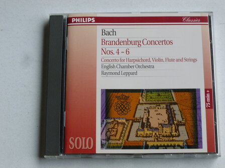 Bach - Brandenburg Concertos nos. 4-6 / Raymond Leppard