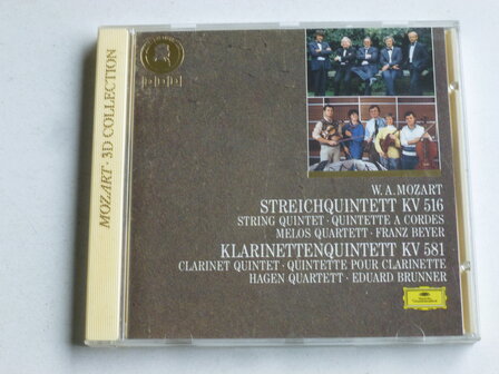 Mozart - Streichquintett 516, 581 / Melos, Hagen Quartett