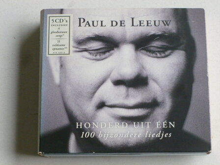 Paul de Leeuw - Honderd uit een / 100 bijzondere liedjes (5 CD)