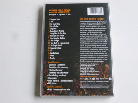 John Mayer - Any given thursday (DVD)