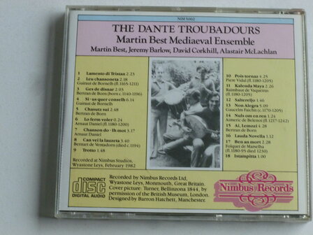 The Dante Troubadours - Martin Best Mediaeval Ensemble