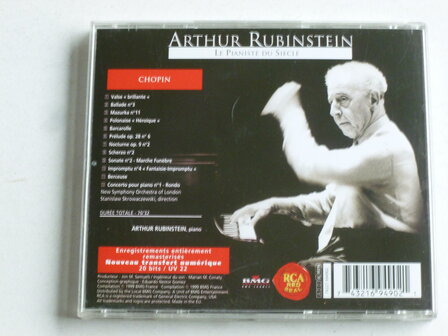 Arthur Rubinstein - Le Pianiste du Siecle / Chopin