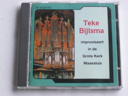 Teke Bijlsma - improviseert in de Grote Kerk Maassluis